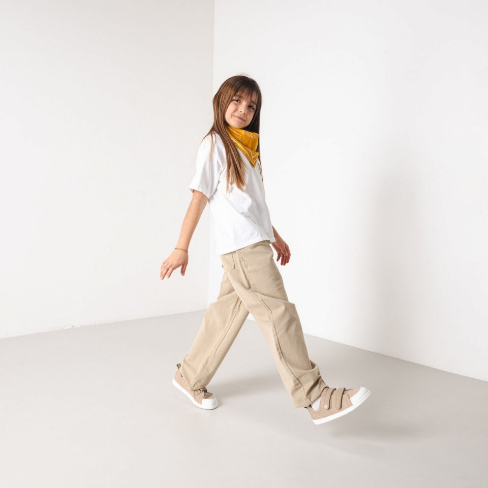 Kids barefoot sneakers Be Lenka Canvi Kids - Light Brown