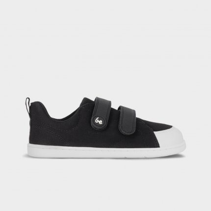 Kids barefoot sneakers Be Lenka Canvi Kids - Black & White