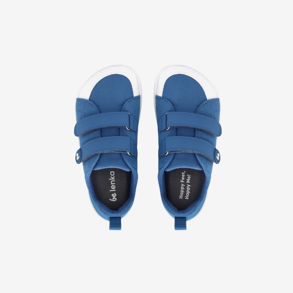 Kinder Barfuß Sneakers Be Lenka Canvi Preschool - Blue