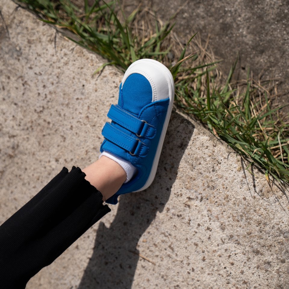 Kinder Barfuß Sneakers Be Lenka Canvi Preschool - Blue