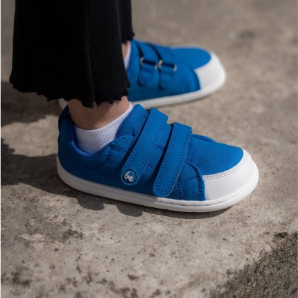 Baskets enfants barefoot Be Lenka Canvi Kids - Blue