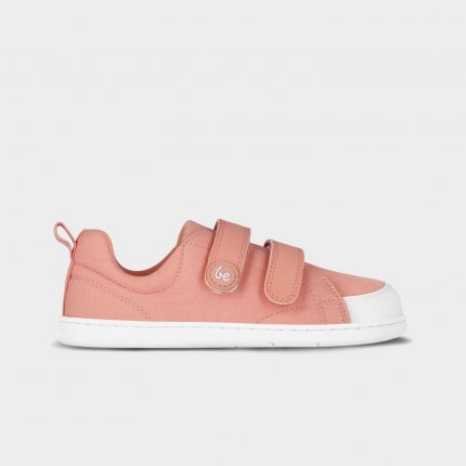 Kinder Barfuß Sneakers Be Lenka Canvi Preschool - Coral Pink