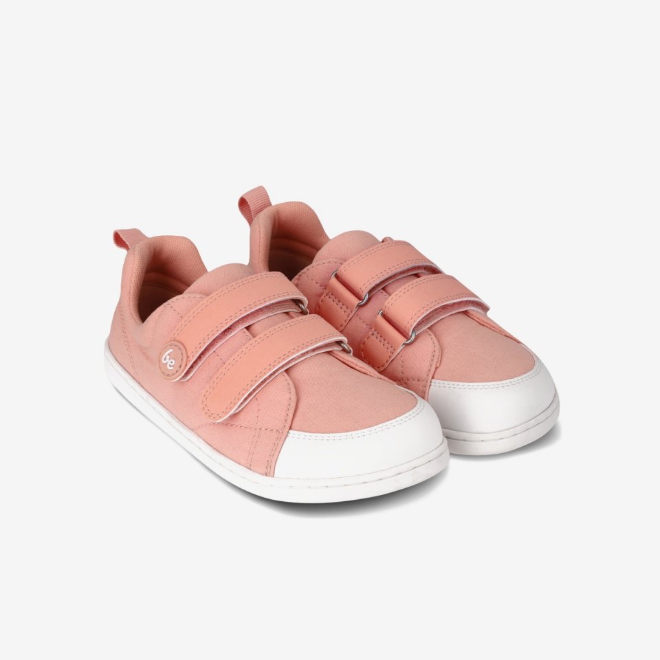 Kinder Barfuß Sneakers Be Lenka Canvi Kids - Coral Pink
