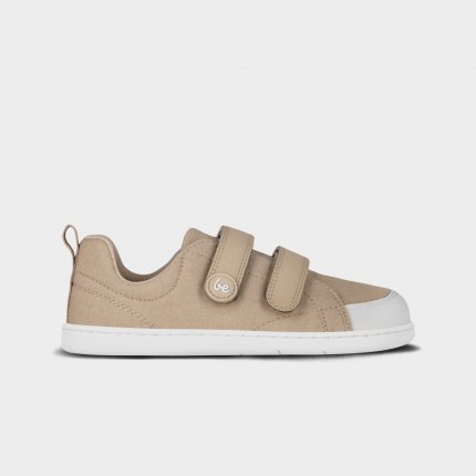 Kinder Barfuß Sneakers Be Lenka Canvi Preschool - Light Brown
