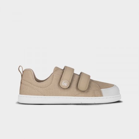 Detské barefoot tenisky Be Lenka Canvi Preschool - Light Brown
