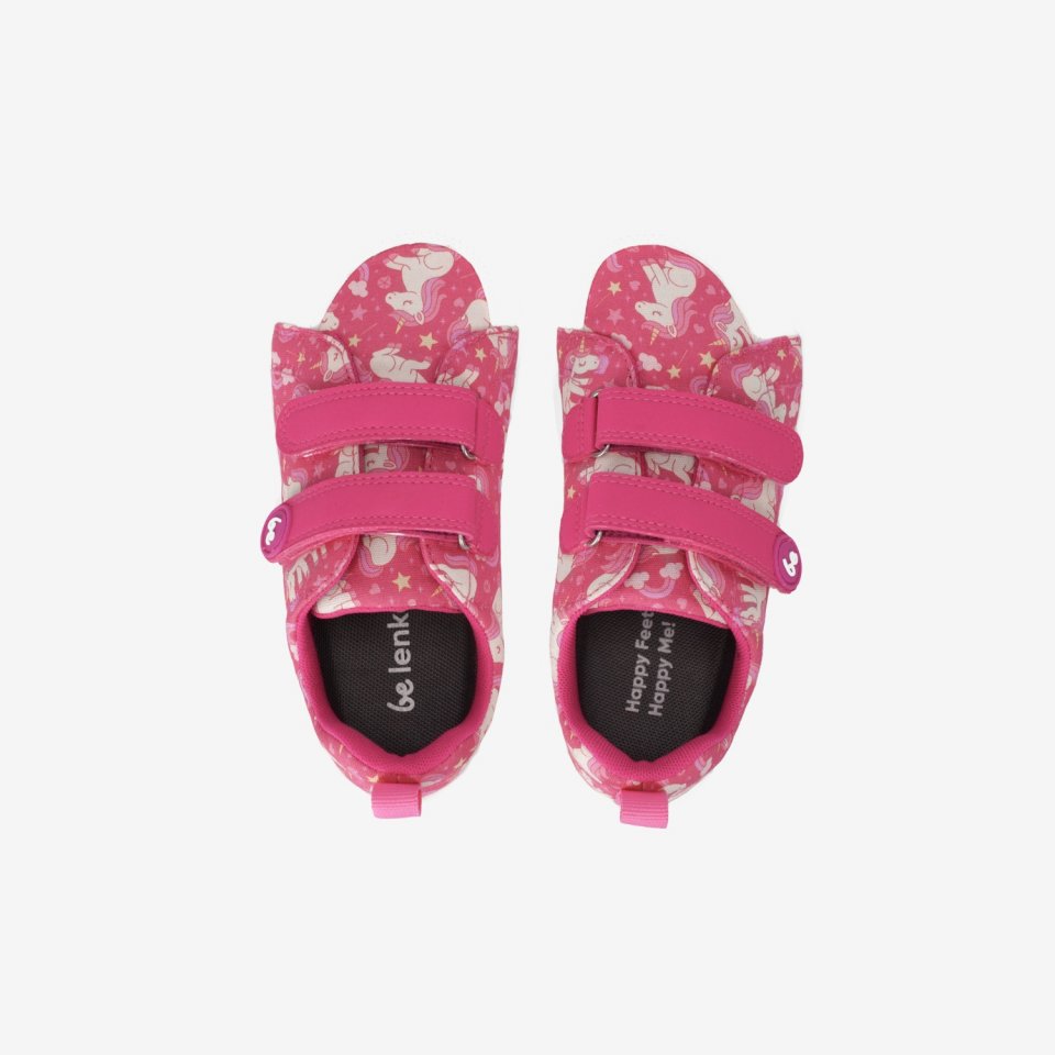 Detské barefoot tenisky Be Lenka Canvi Kids - Unicorn