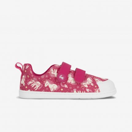 Dziecięce trampki barefoot Be Lenka Canvi Preschool - Unicorn