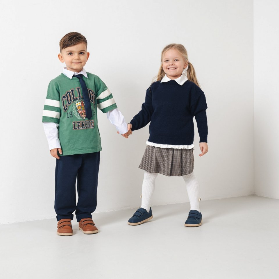 Dětské barefoot tenisky Be Lenka Energise Kids - Brown