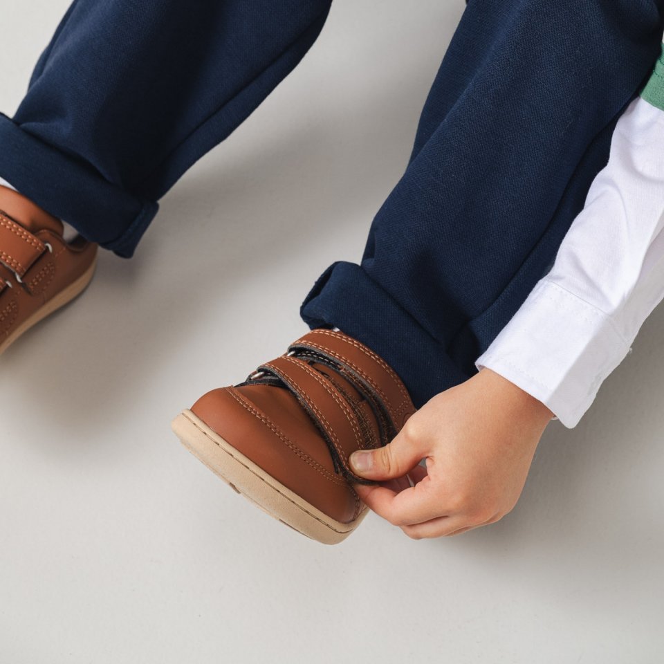 Dětské barefoot tenisky Be Lenka Energise Kids - Brown
