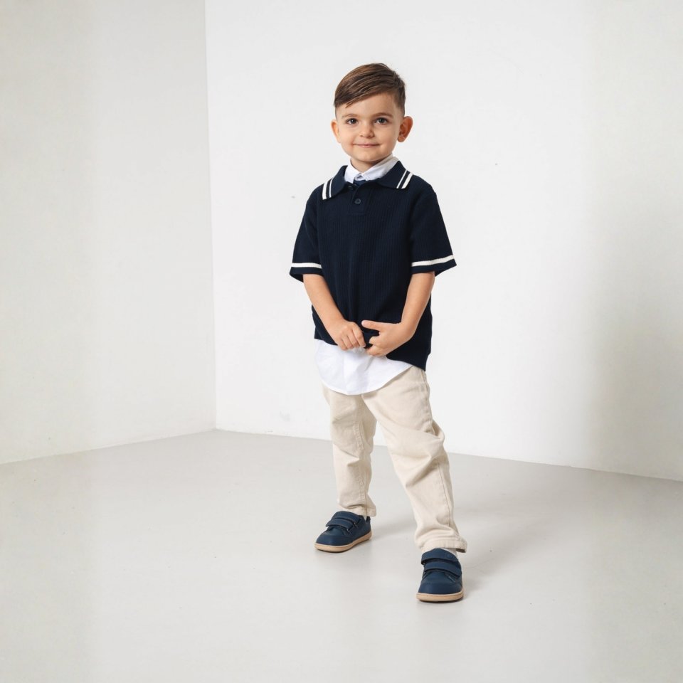 Dětské barefoot tenisky Be Lenka Energise Kids - Navy