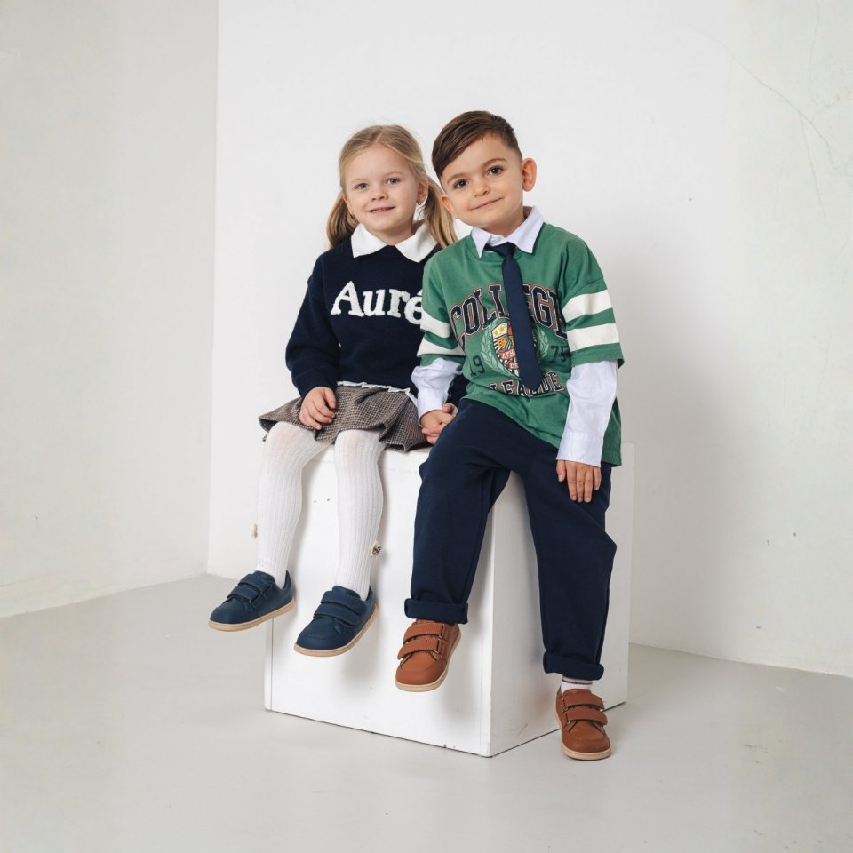 Dětské barefoot tenisky Be Lenka Energise Kids - Navy