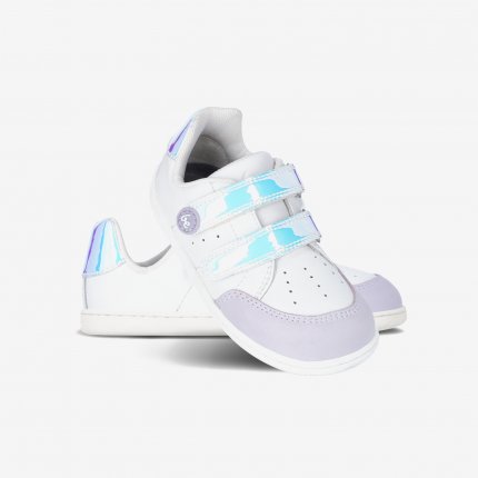 Kids barefoot sneakers Be Lenka Energise Preschool - White & Iridescent