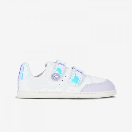 Detské barefoot tenisky Be Lenka Energise Preschool - White & Iridescent