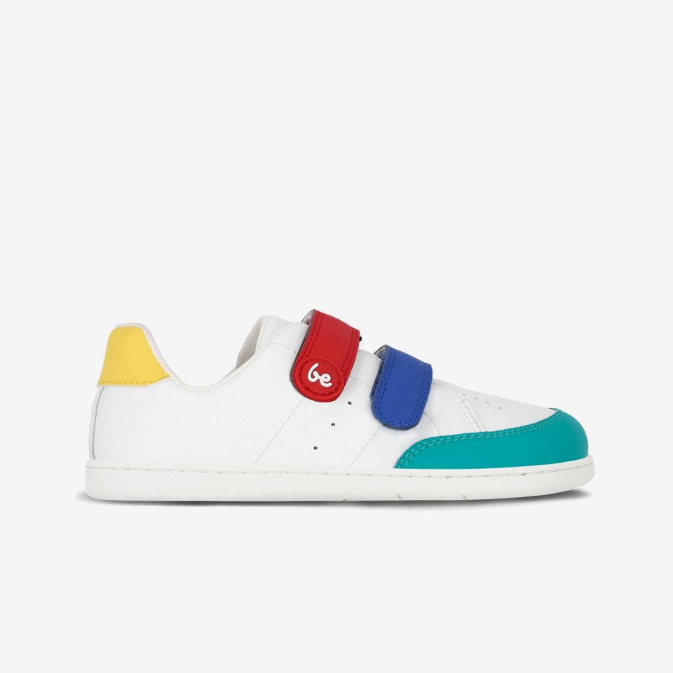 Dětské barefoot tenisky Be Lenka Energise Kids - White & Multicolour