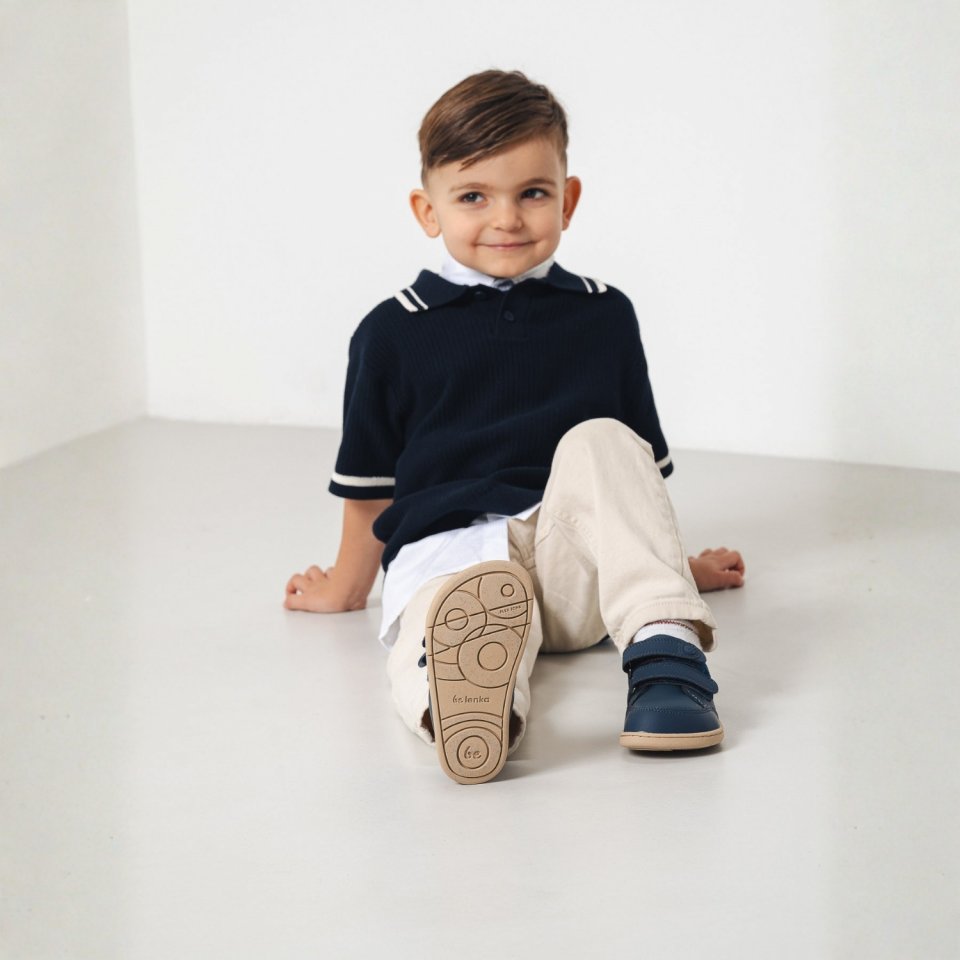 Kids barefoot sneakers Be Lenka Energise Preschool - Navy
