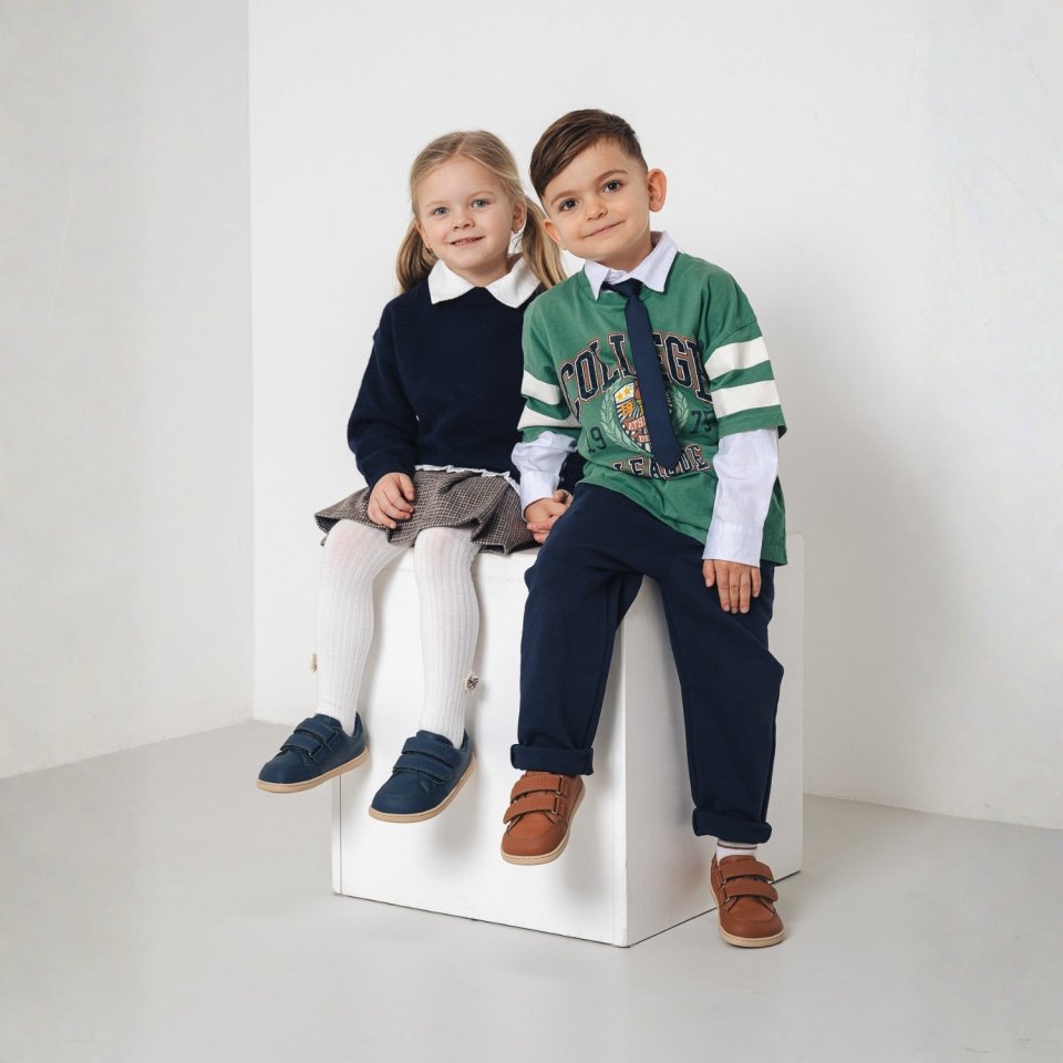 Kids barefoot sneakers Be Lenka Energise Preschool - Navy
