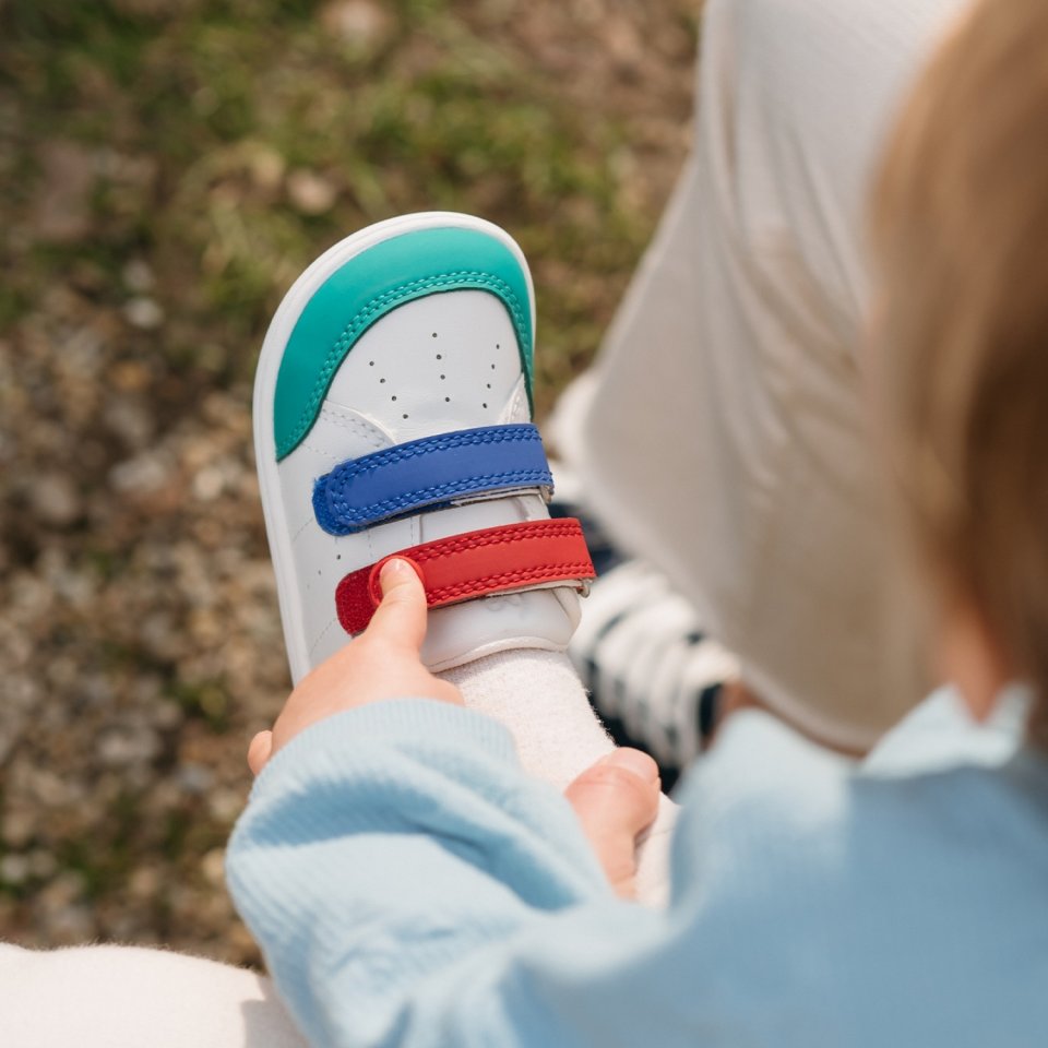 Kids barefoot sneakers Be Lenka Energise Preschool - White & Multicolour