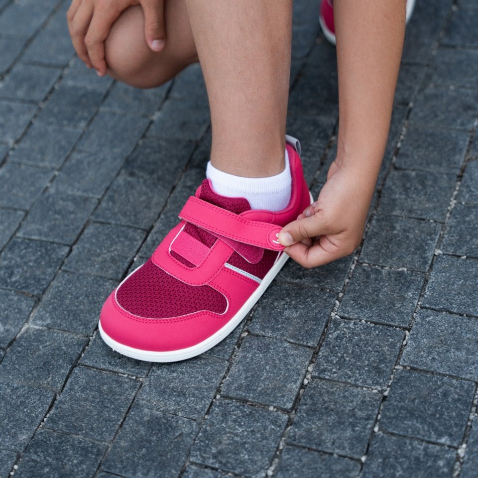 Baskets enfants barefoot Be Lenka Glade Preschool - Dark Pink