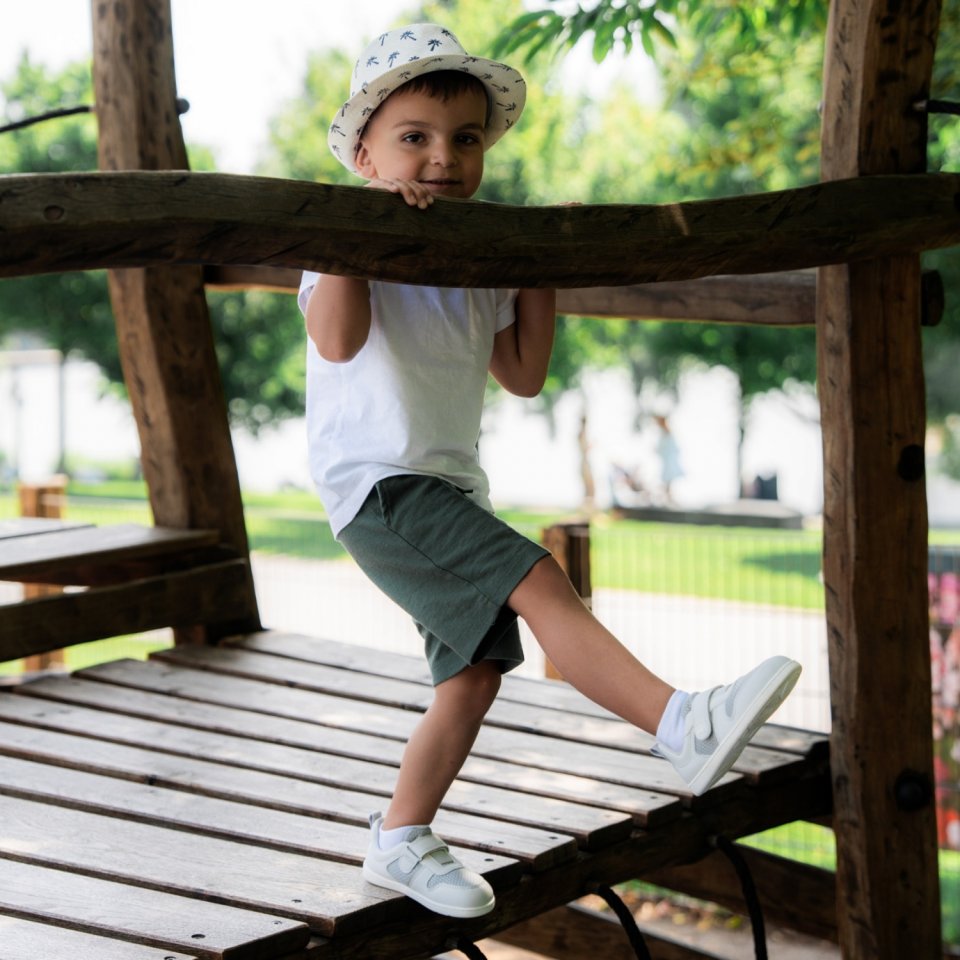 Baskets enfants barefoot Be Lenka Glade Preschool - Light Grey
