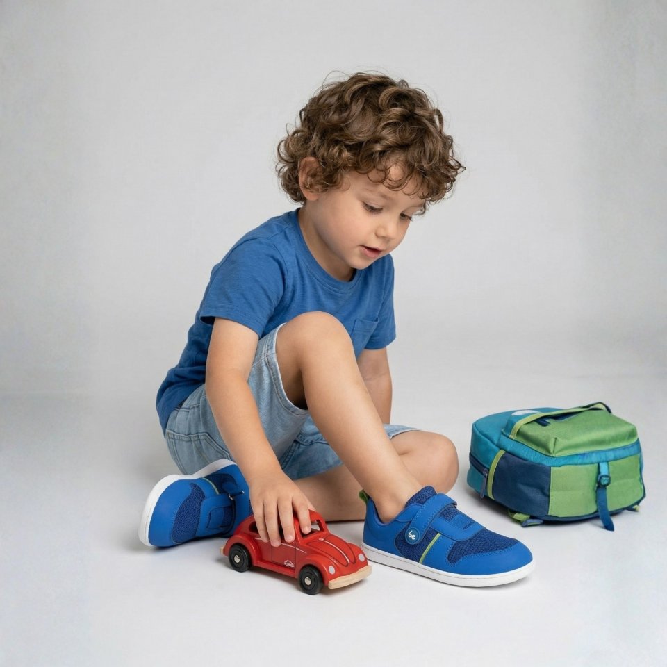 Baskets enfants barefoot Be Lenka Glade Preschool - Blue & Green