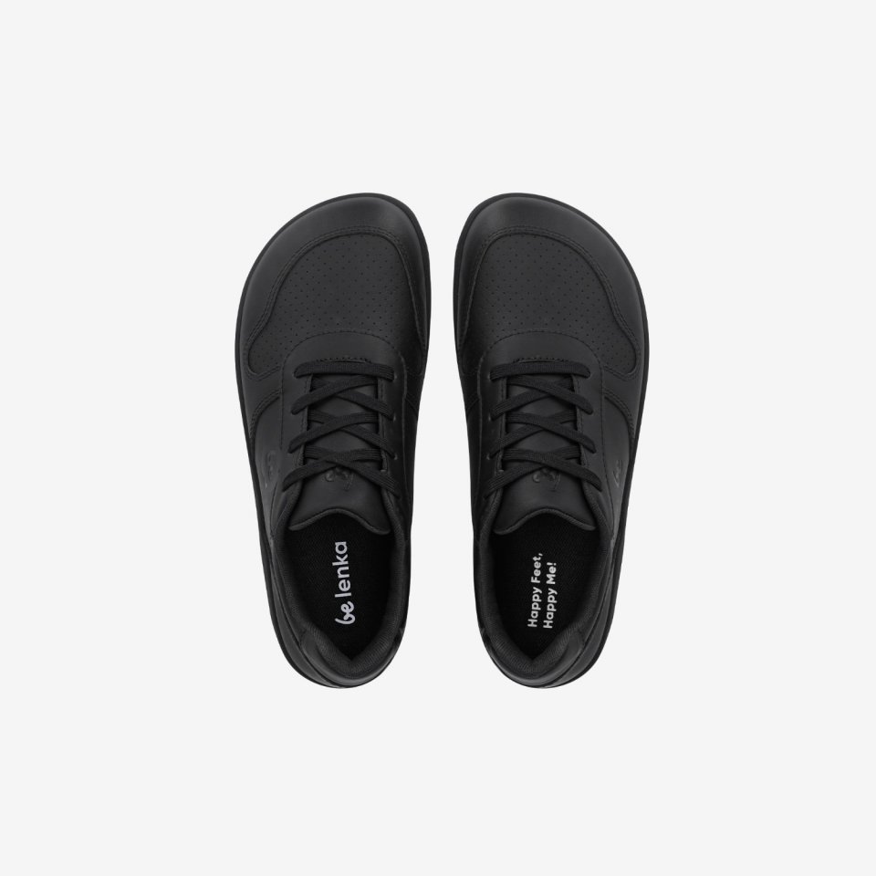 Kids barefoot sneakers Be Lenka Scoot Junior - All Black