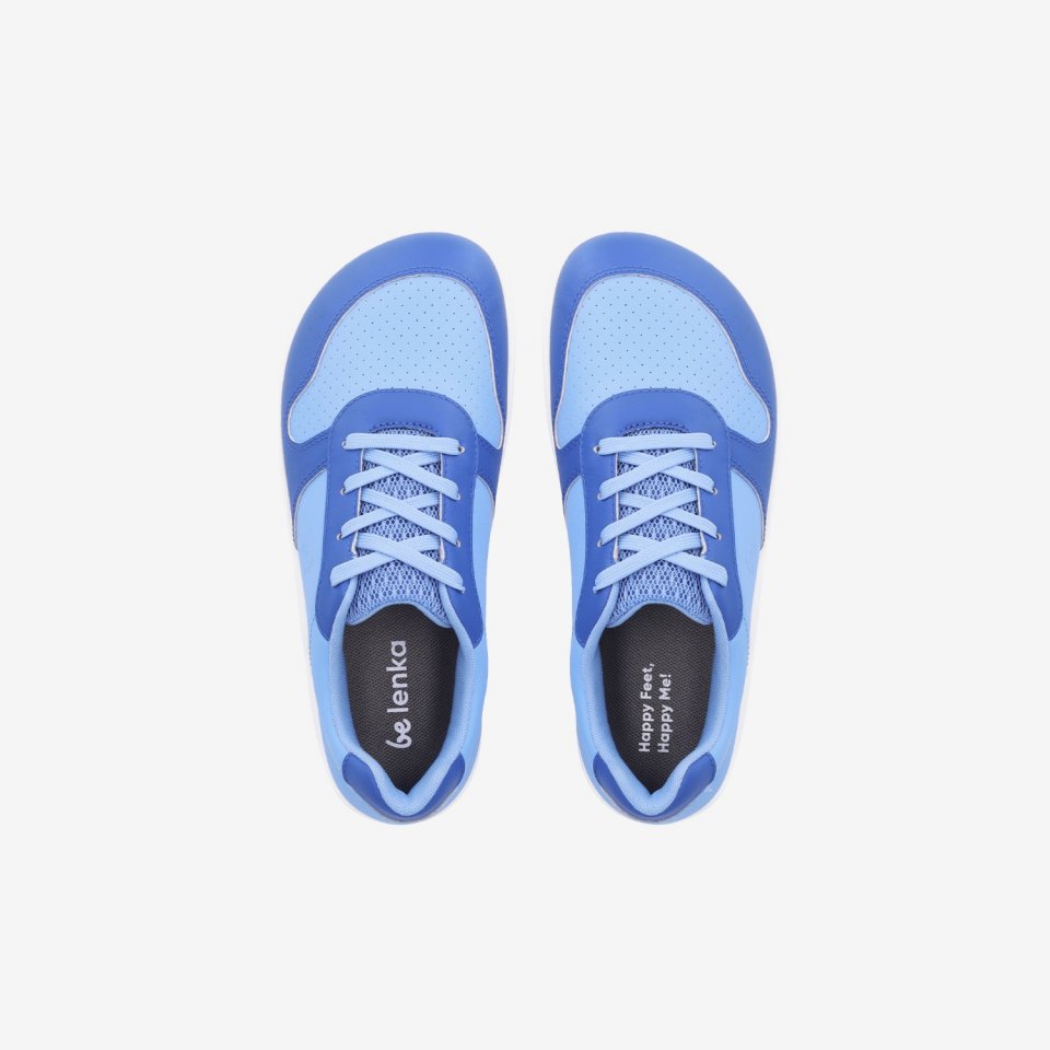 Barefoot scarpe sportive bambini Be Lenka Scoot Junior - Light & Royale Blue