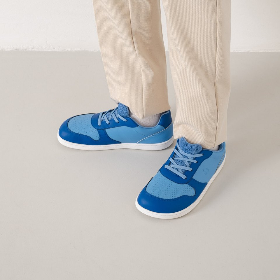 Barefoot scarpe sportive bambini Be Lenka Scoot Junior - Light & Royale Blue