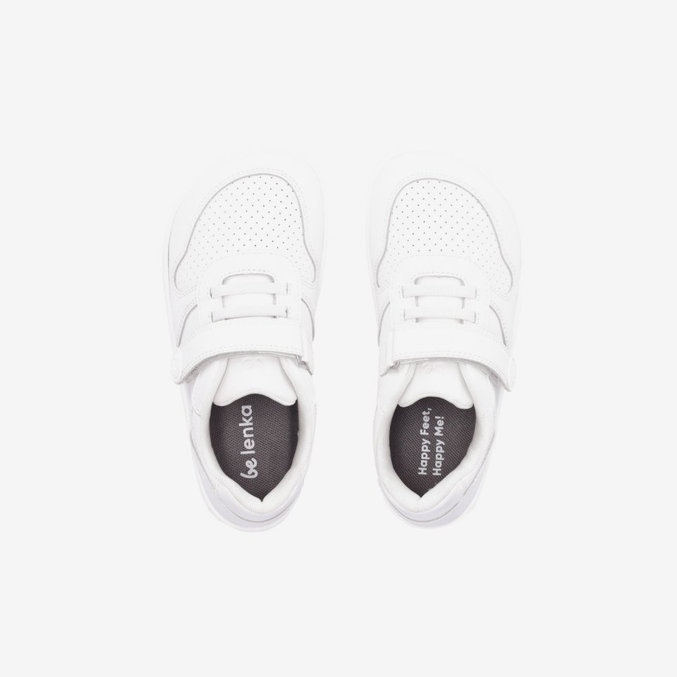Kids barefoot sneakers Be Lenka Scoot Kids - All White