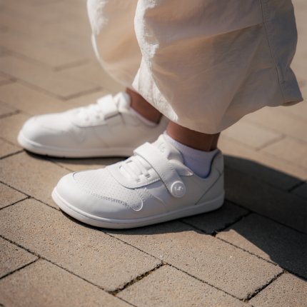 Kids barefoot sneakers Be Lenka Scoot Kids - All White