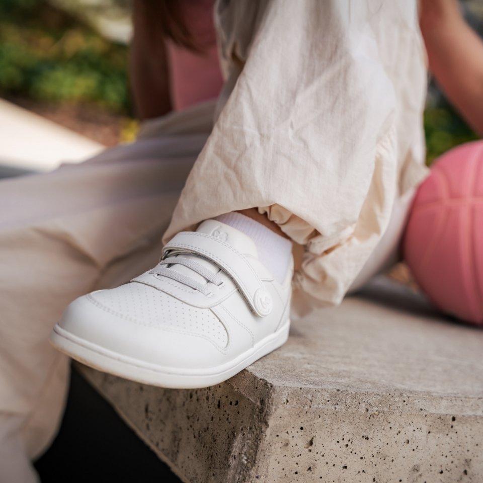 Kids barefoot sneakers Be Lenka Scoot Kids - All White