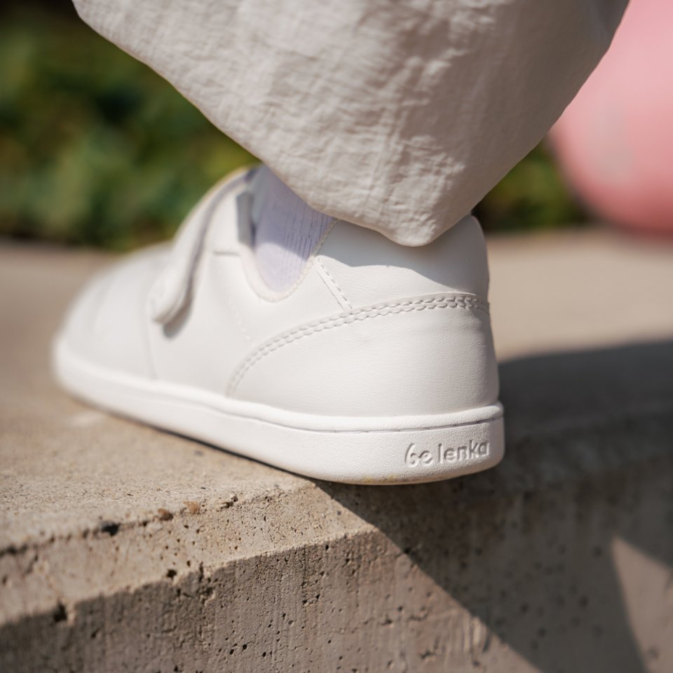 Kids barefoot sneakers Be Lenka Scoot Kids - All White