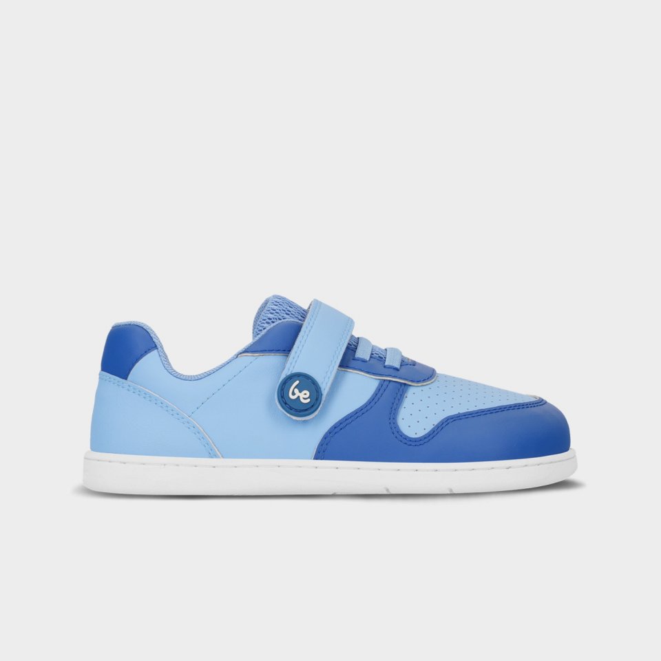 Kids barefoot sneakers Be Lenka Scoot Kids - Light & Royale Blue