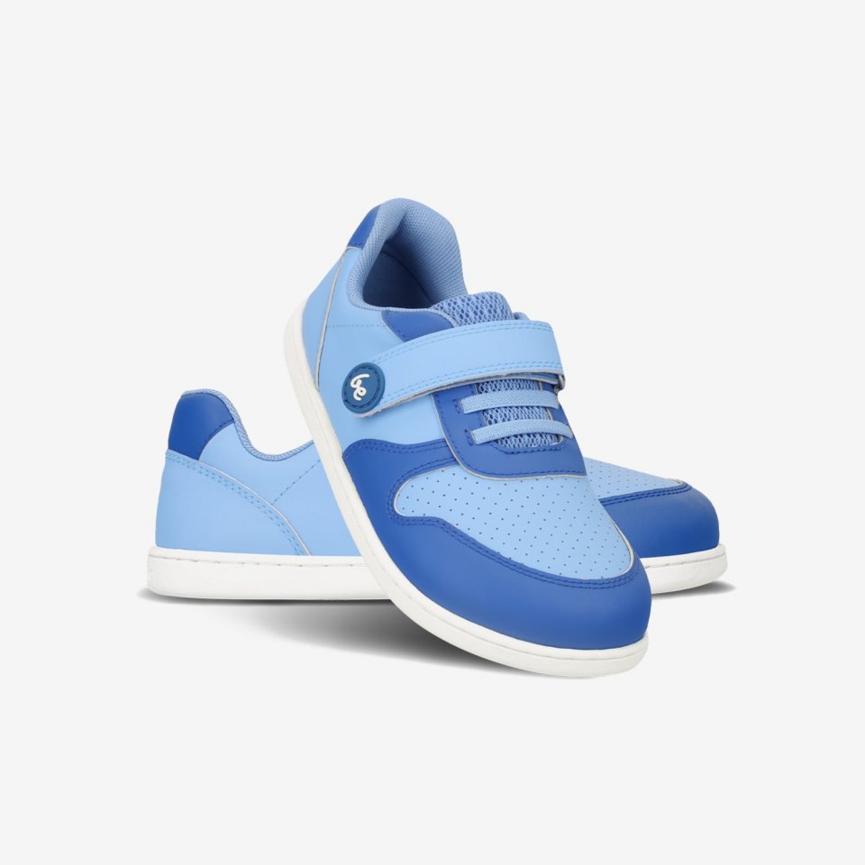 Kids barefoot sneakers Be Lenka Scoot Kids - Light & Royale Blue