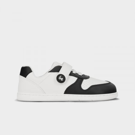 Detské barefoot tenisky Be Lenka Scoot Kids - White & Black