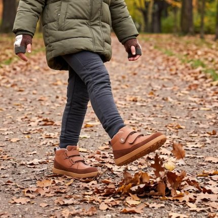 Detské barefoot topánky Be Lenka Elio Kids - All Brown
