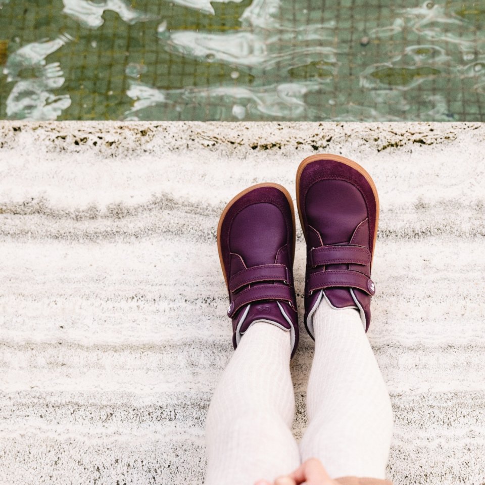 Kids barefoot shoes Be Lenka Elio Kids - Berry