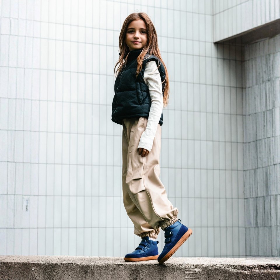 Kids barefoot shoes Be Lenka Elio Kids - Dark Blue