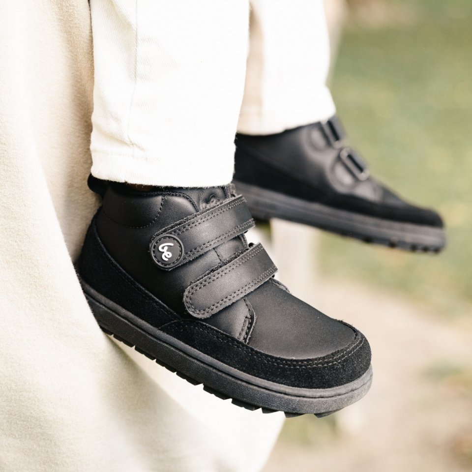 Chaussures enfants barefoot Be Lenka Elio Preschool - All Black