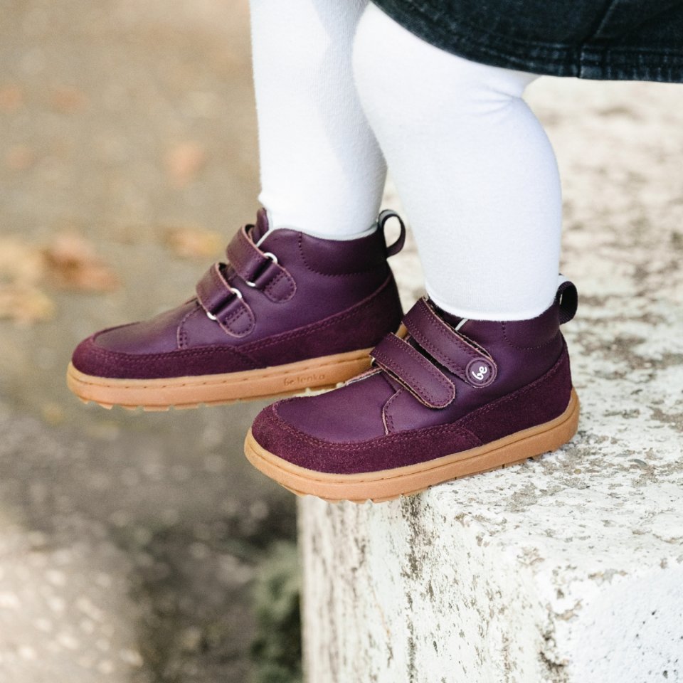 Gyerek barefoot cipők Be Lenka Elio Preschool - Berry