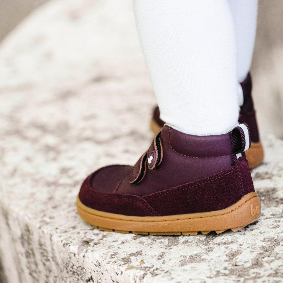 Gyerek barefoot cipők Be Lenka Elio Preschool - Berry
