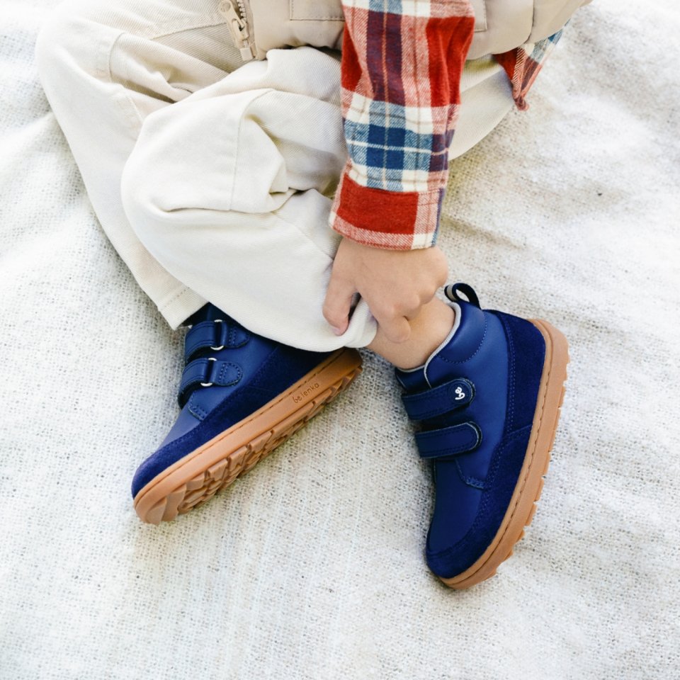 Kids barefoot shoes Be Lenka Elio Preschool - Dark Blue