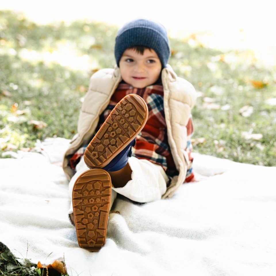 Kids barefoot shoes Be Lenka Elio Preschool - Dark Blue
