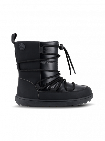 Kids Barefoot Snow Boots Be Lenka Snowfox Kids - All Black