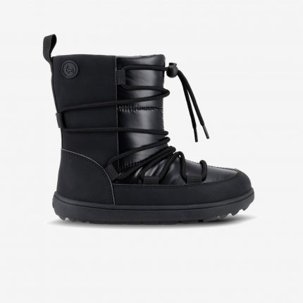 Stivali da neve barefoot per bambini Be Lenka Snowfox Kids - All Black