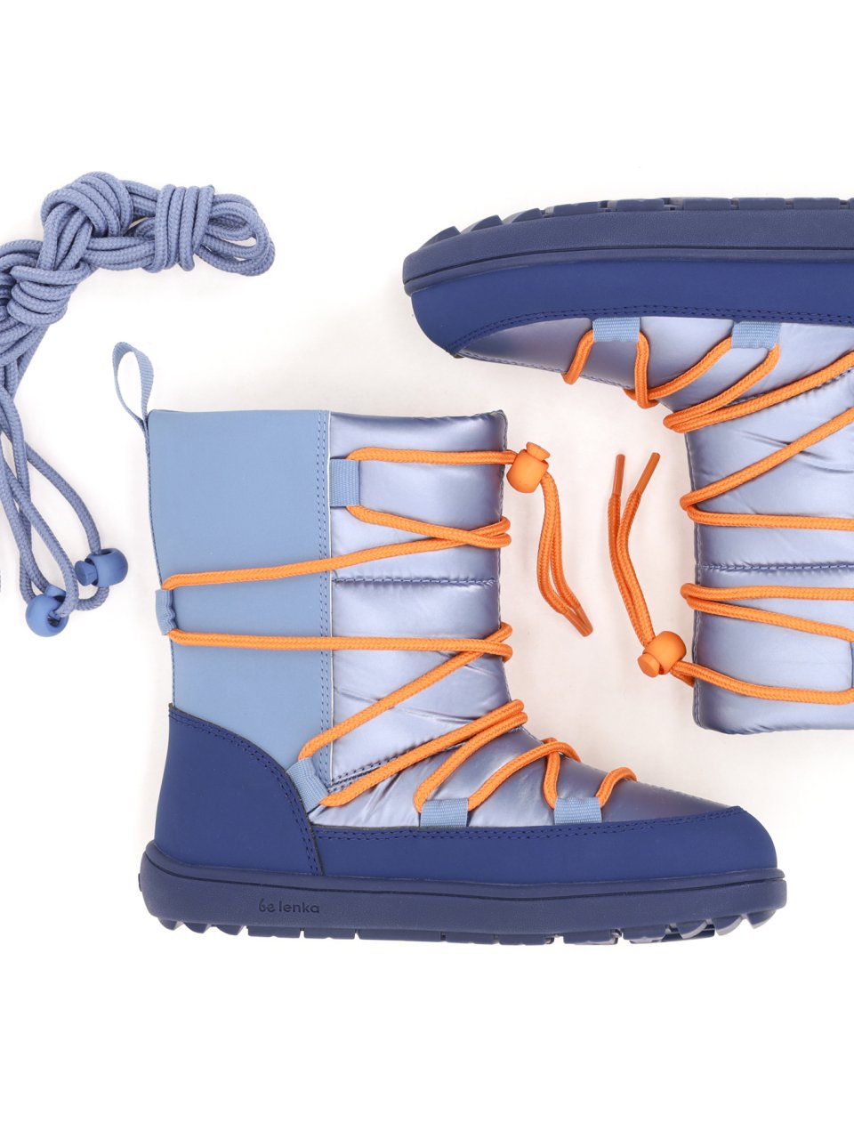Kids Barefoot Snow Boots Be Lenka Snowfox Kids - Blue
