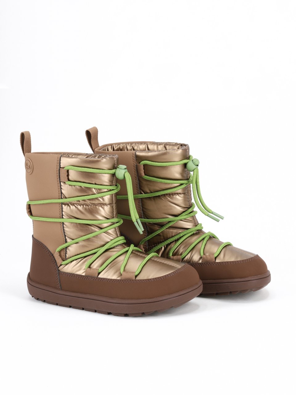 Kids Barefoot Snow Boots Be Lenka Snowfox Kids - Brown