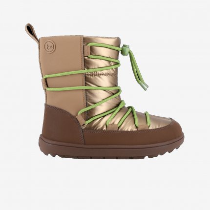 Stivali da neve barefoot per bambini Be Lenka Snowfox Kids - Brown