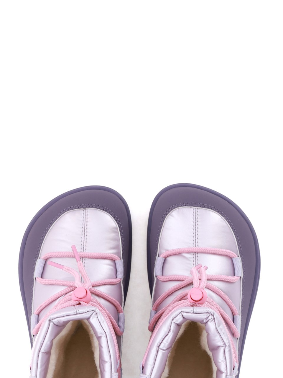 Kids Barefoot Snow Boots Be Lenka Snowfox Kids - Purple