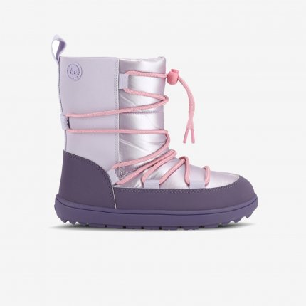 Stivali da neve barefoot per bambini Be Lenka Snowfox Kids - Purple