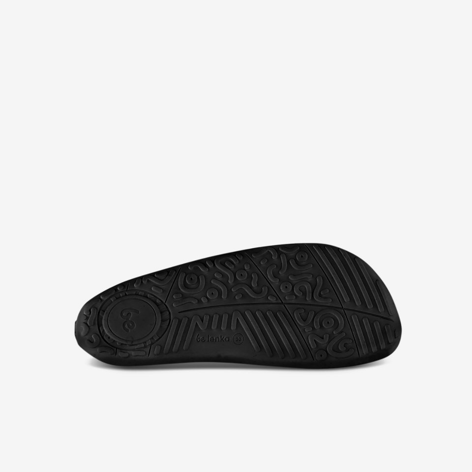 Winter barefoot boots Be Lenka Winter Kids - All Black